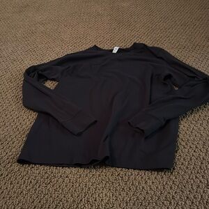 Lululemon women’s long sleeve black shirt
